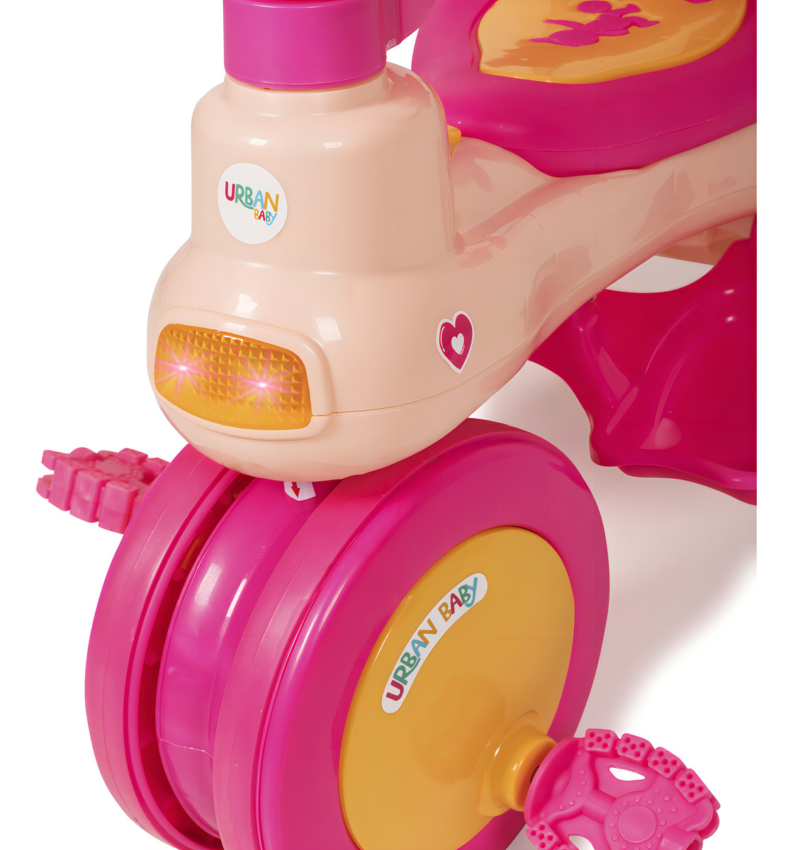 Triciclo Infantil Motoca Empurrador com Haste Removível Toy 4