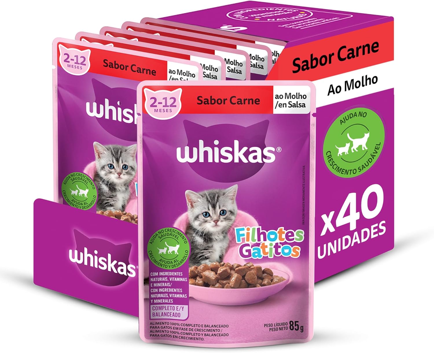 Ração Úmida para Gatos Filhotes Sachê 1
