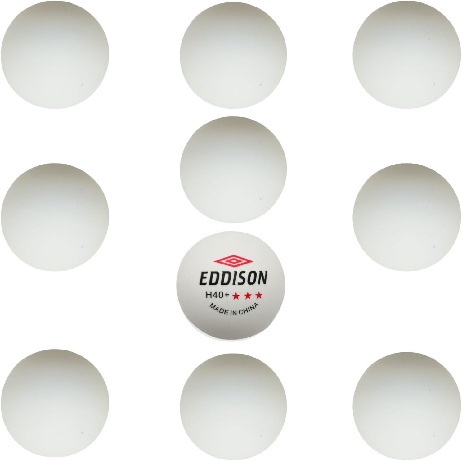 Kit 10 Bolinhas de Tênis de Mesa Ping Pong ABS 2