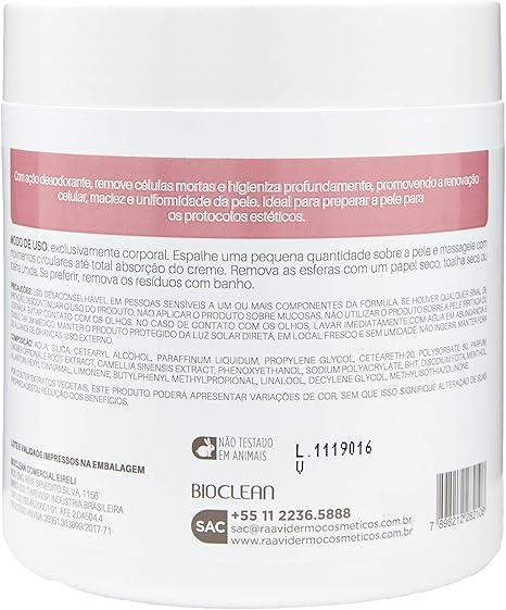 Creme Esfoliante Corporal Média Abrasão 500 g 2