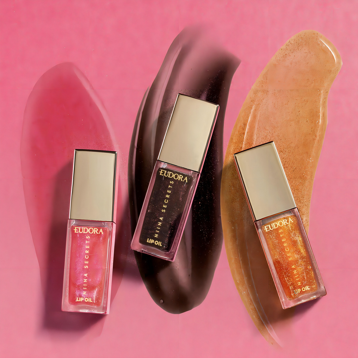 Lip Oil Shine Flowers Rosa Centifolia Niina Secrets 3