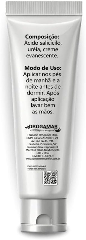 Hidratante para os Pés Ureia + Ácido Salicílico O Benessere Nutrition 2