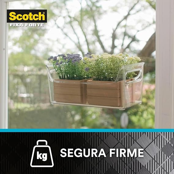 Fita Dupla Face Scotch® Fixa Forte Transparente 19 mm x 2 m 3