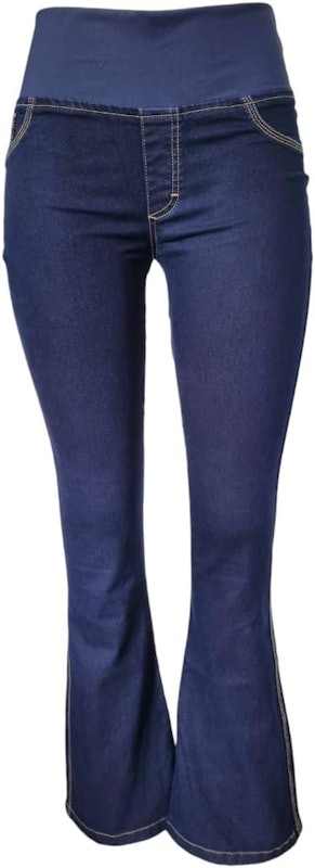 Calça Jeans Gestante Flare com Elastano 1