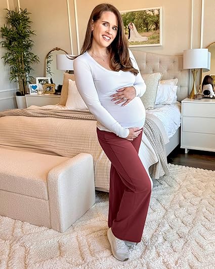 Calça de Gestante com Pernas Largas 4