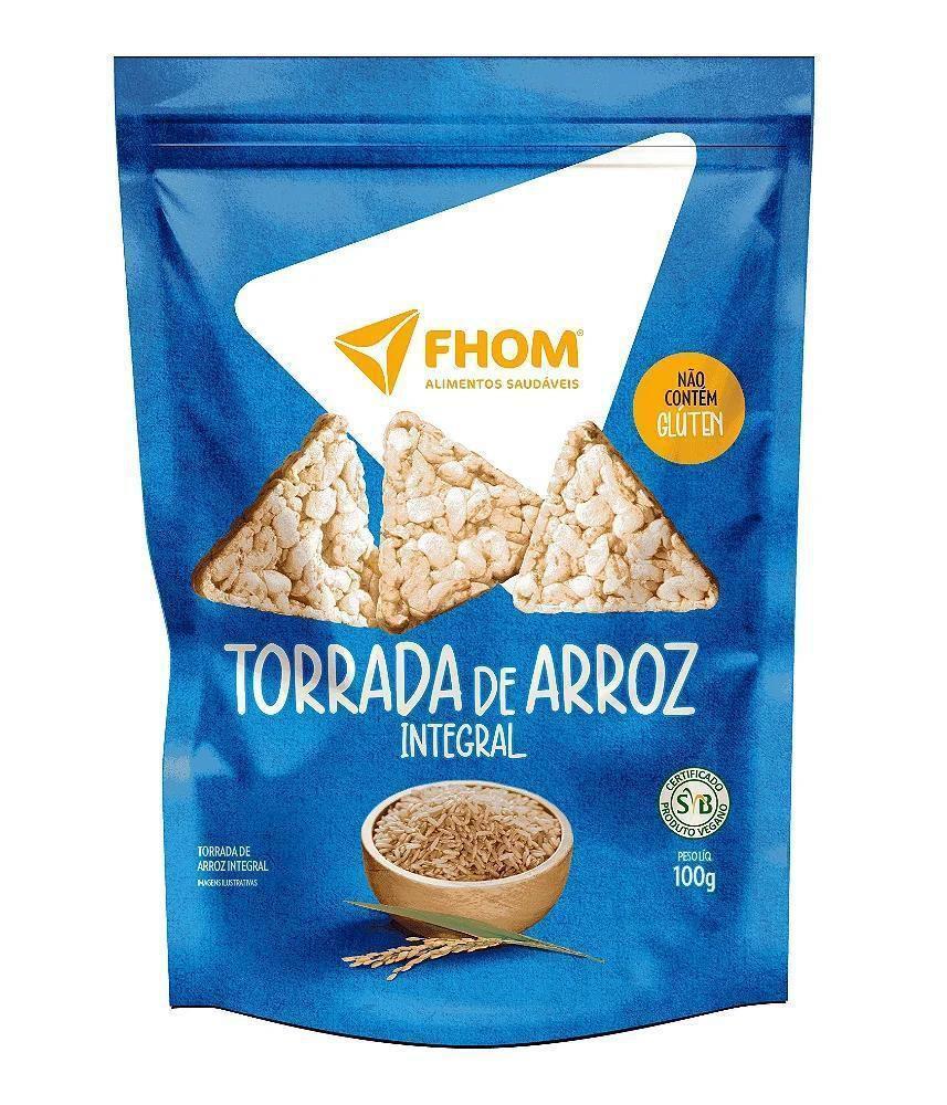 Torrada de Arroz Integral sem Glúten Vegano 1