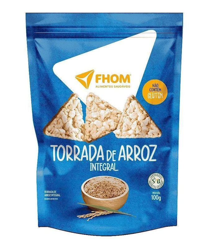 Torrada de Arroz Integral sem Glúten Vegano 1