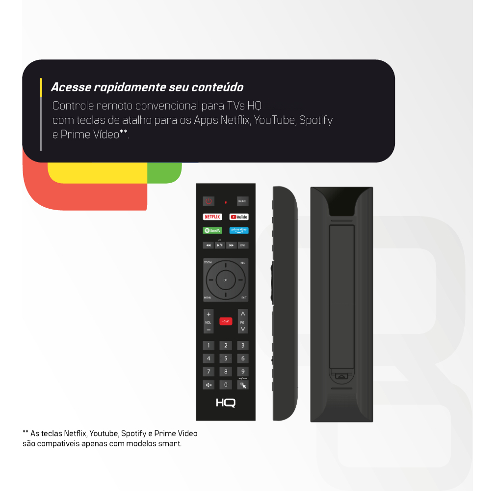Smart TV HQ 24" LED  3