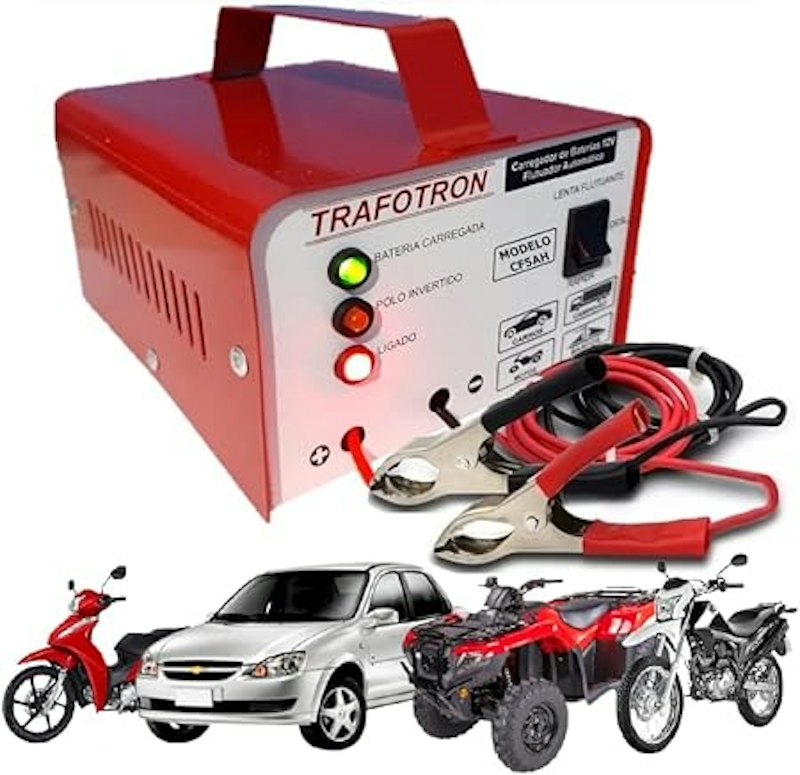 Carregador de Baterias 12 V 2 A/5 A 1