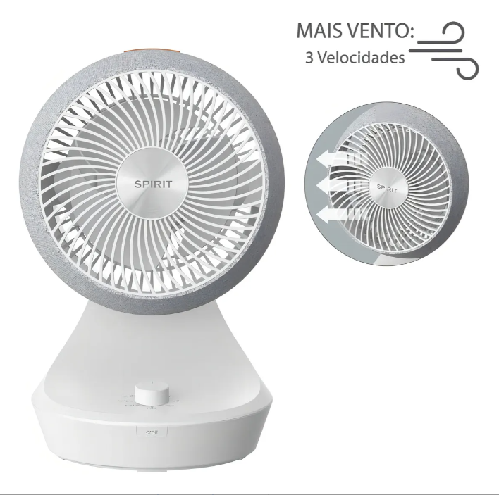 Circulador Orbit Branco Cinza 3