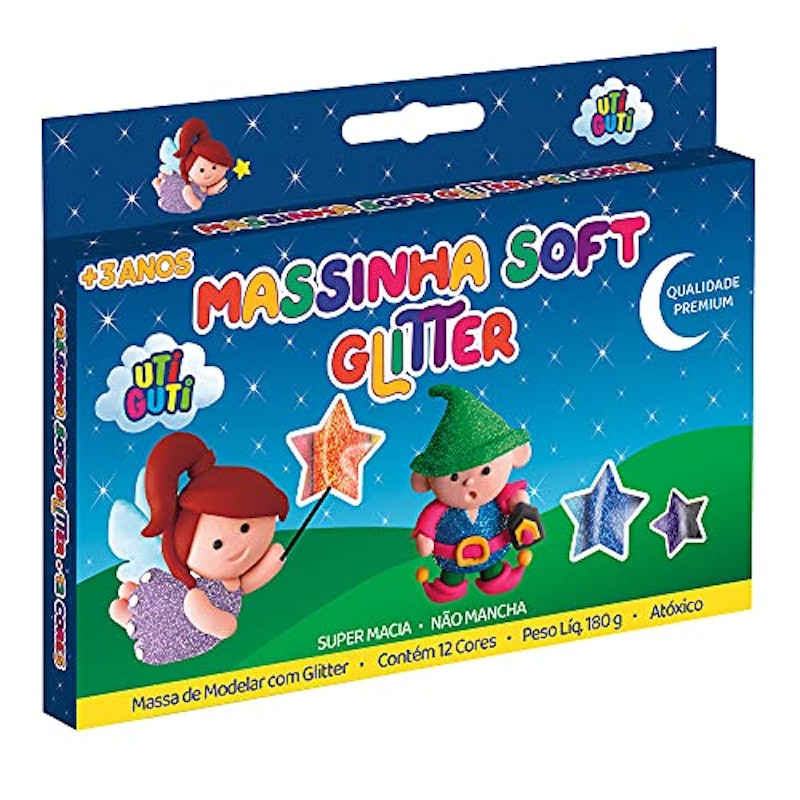 Massa de Modelar Soft Glitter 2