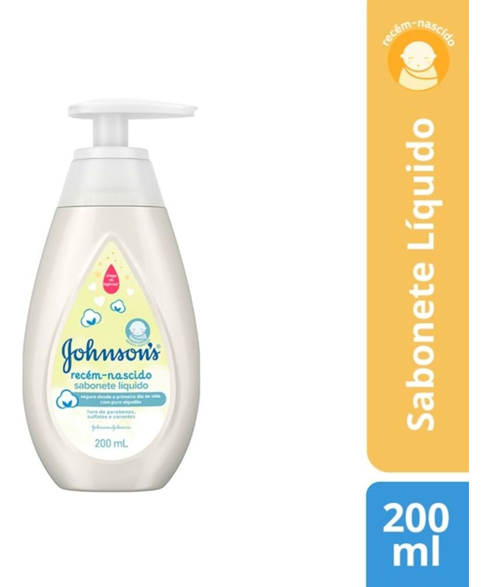 Sabonete Líquido Johnson's Baby Recém-Nascido 2