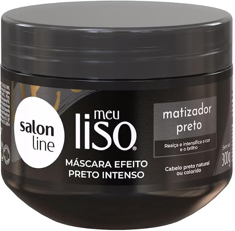 Máscara Meu Liso Matizador Preto Salon Line 1