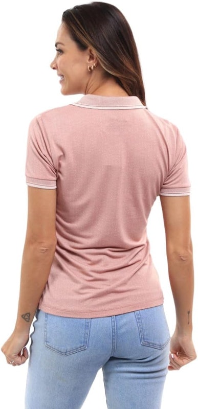 Camisa Polo Feminina em Viscose Manga Curta 3