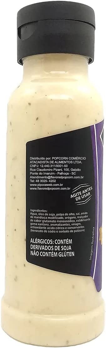 Molho de Alho Cremoso Sabor Bacon Defumado 3