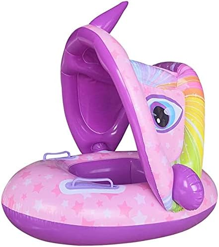 Boia de Piscina para Bebês com Dossel 1