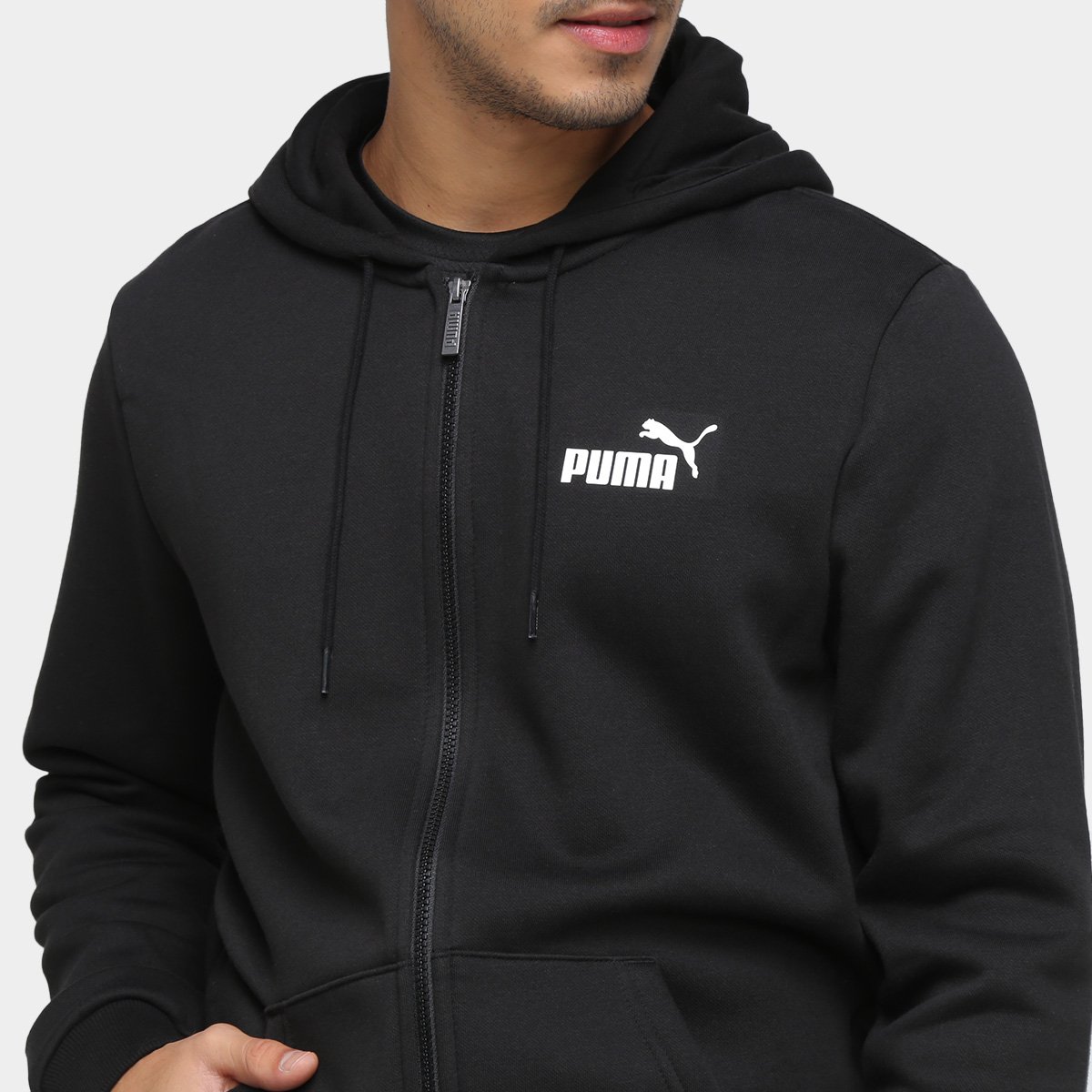 Moletom Masculino Puma Essentials Logo  3