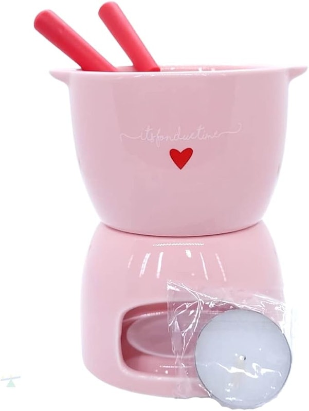 Conjunto para Fondue de Porcelana L'Amour 2