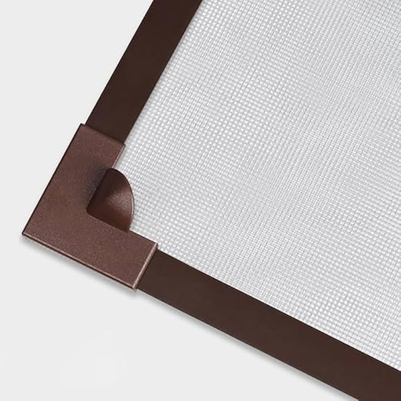 Tela Mosquiteira Magnética Janela (Moldura Marrom) - Kit 110 x 110cm 1