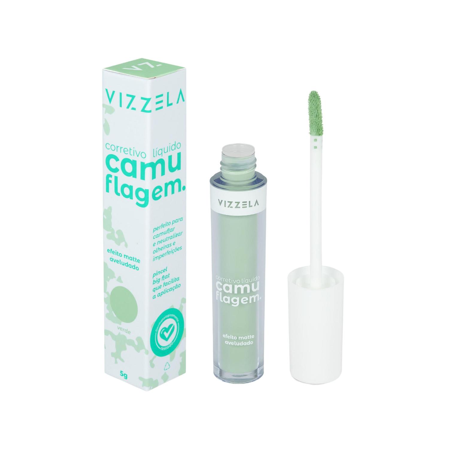 Corretivo Camuflagem – Verde - Vizzela 2