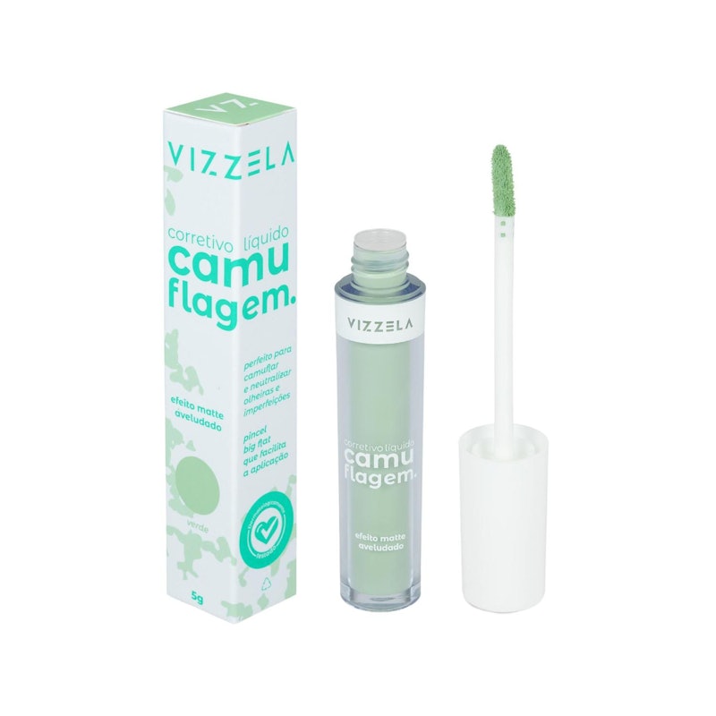 Corretivo Camuflagem – Verde - Vizzela 2