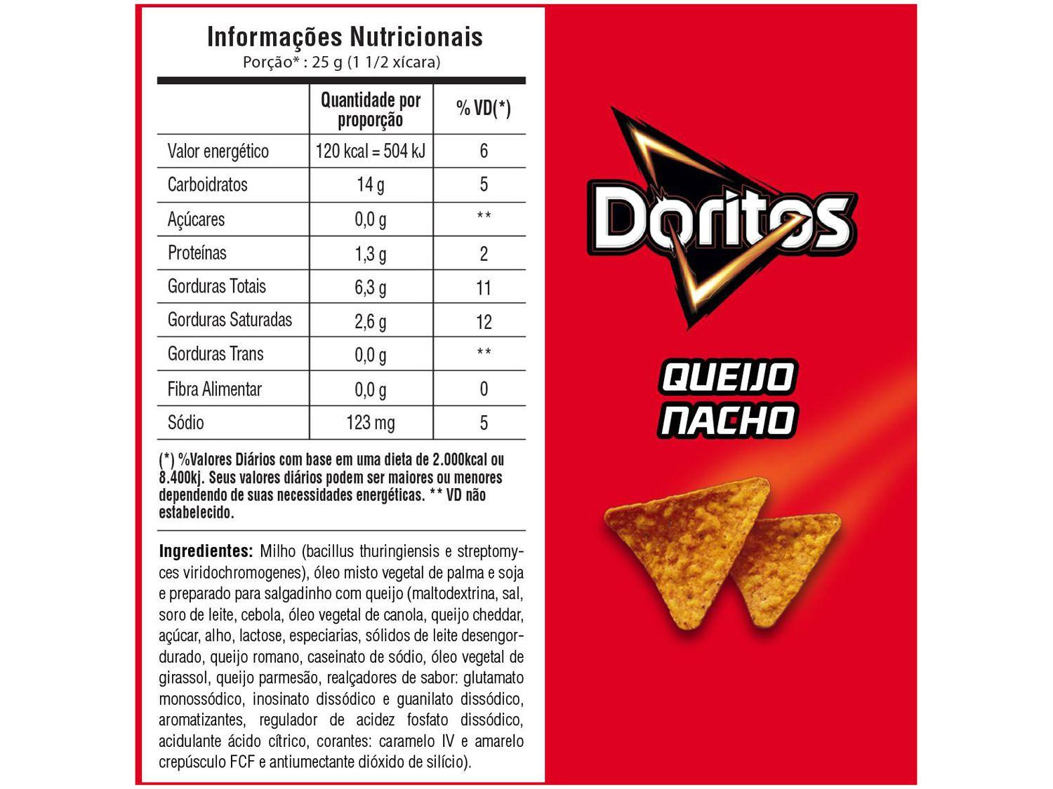 Doritos de Queijo Nacho 4