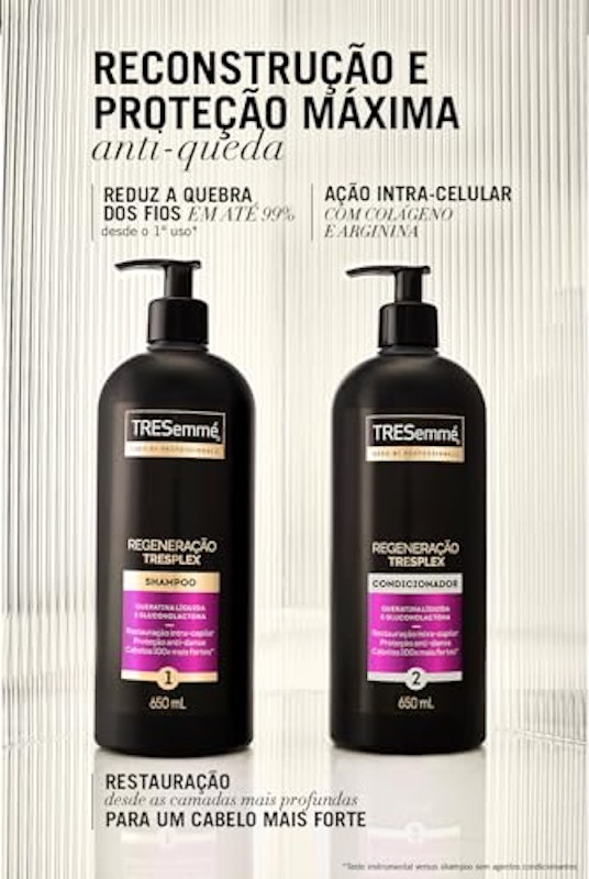 Shampoo Tresemmé Regeneração Tresplex 4