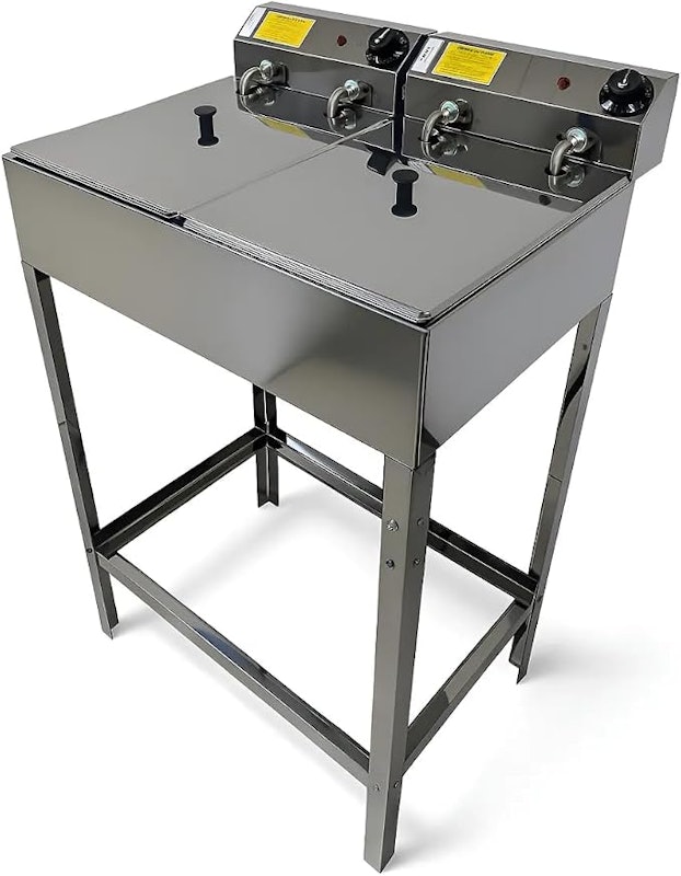 Fritadeira Elétrica 10 L com Suporte Alfa Suportel 1