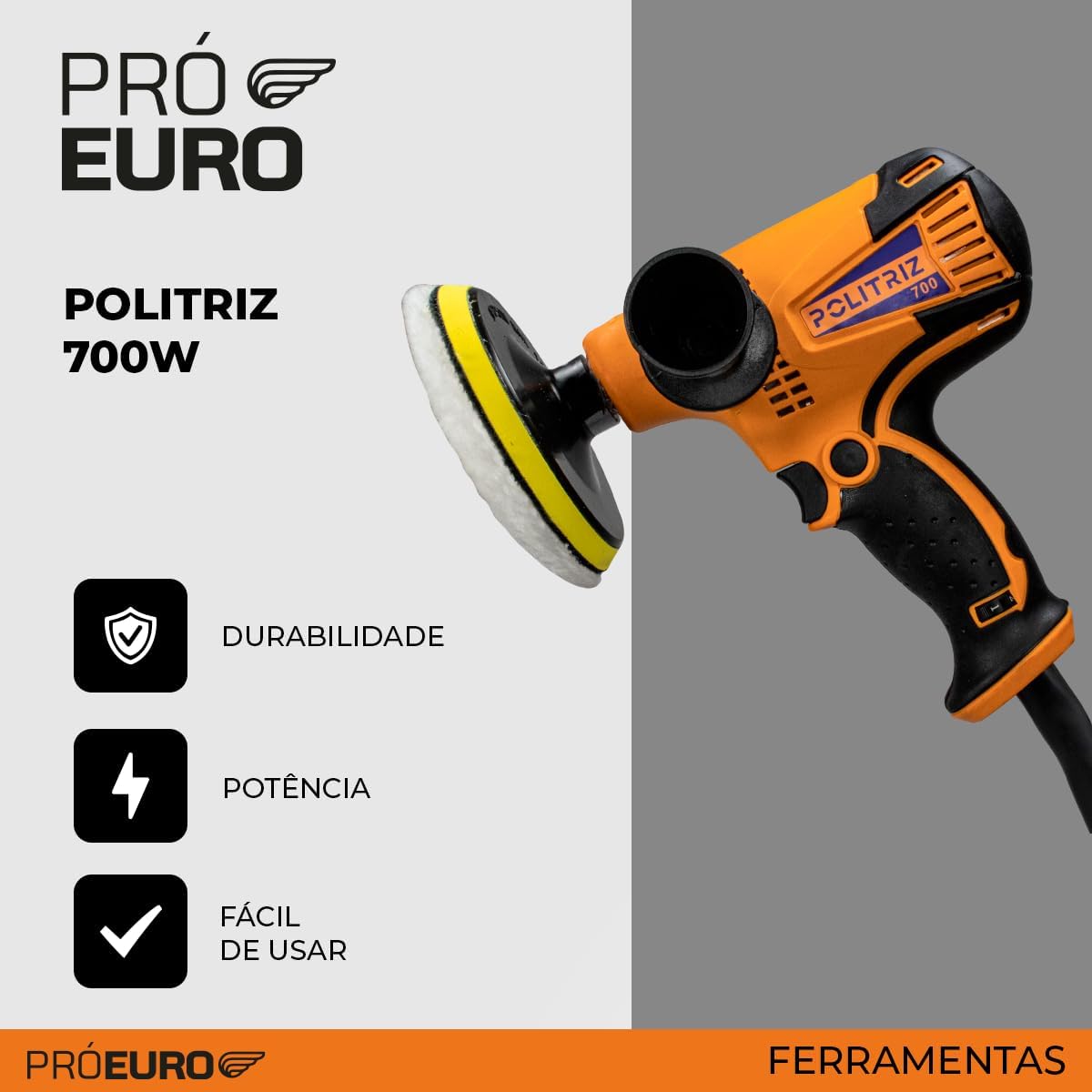 Politriz e Lixadeira Automotiva com 6 Velocidades 3