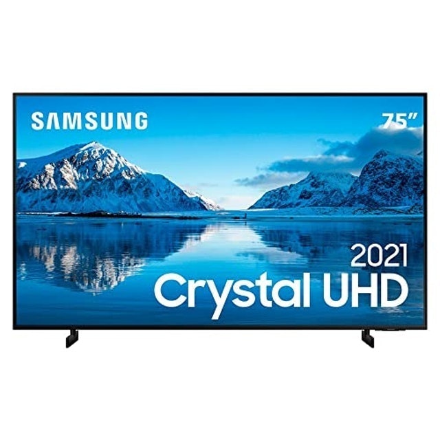 Smart TV 75 Polegadas Samsung Crystal UHD Foto 1