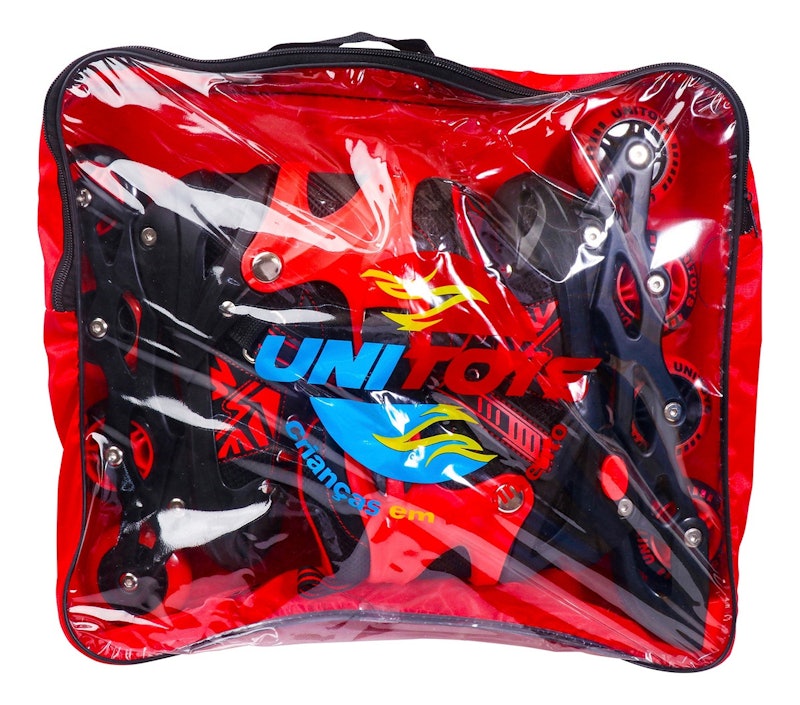 Patins Inline Unitoys Vermelho 5