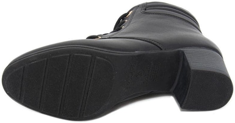 Bota Coturno Cano Curto Feminina Conforto Modare 4