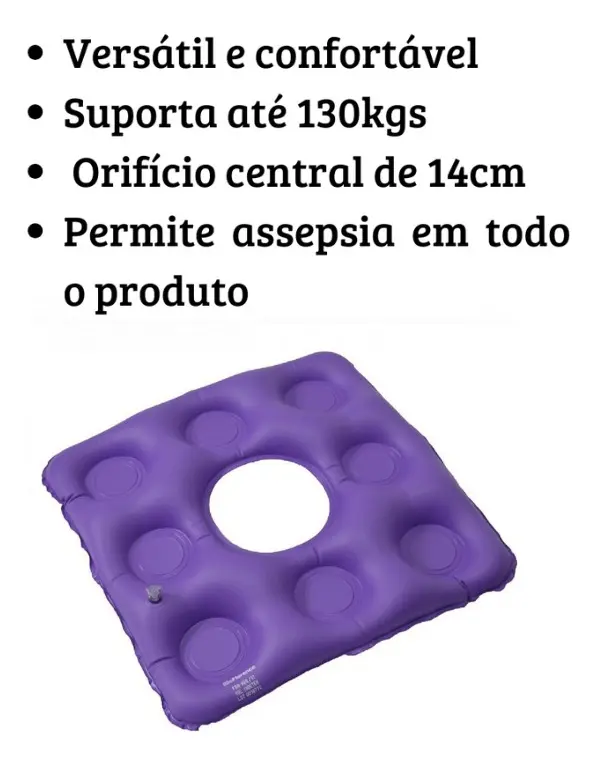 Assento Caixa de Ovo Quadrado em Gel 3