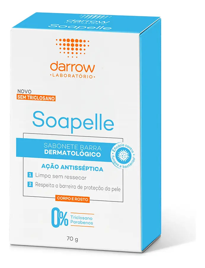 Sabonete em Barra Dermatológico Antisséptico Soapelle 1
