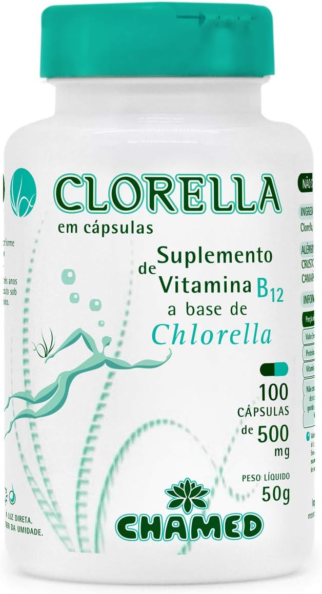 Clorella em Cápsulas - 100 Cápsulas 500 mg 1