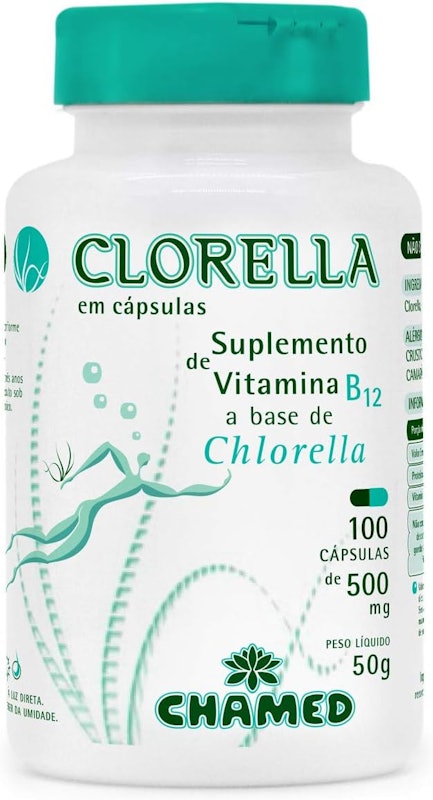 Clorella em Cápsulas - 100 Cápsulas 500 mg 1