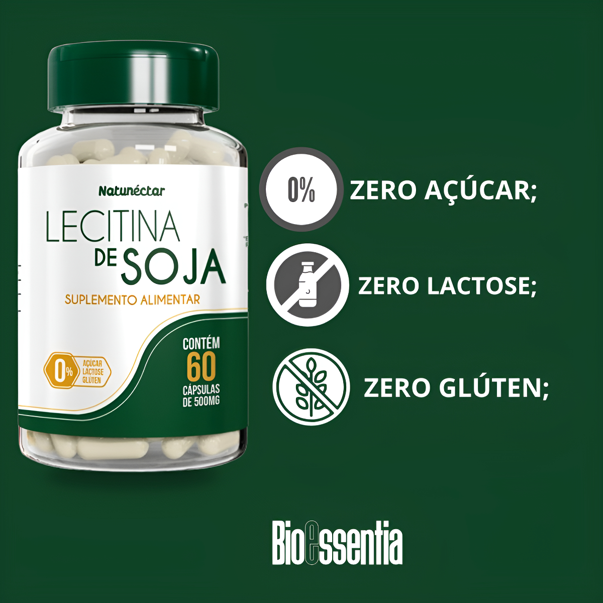Lecitina de Soja 500 mg  2