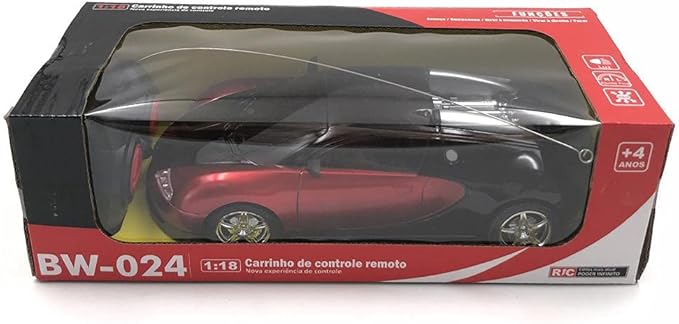 Carrinho Controle Remoto 1:18 Vermelho 2