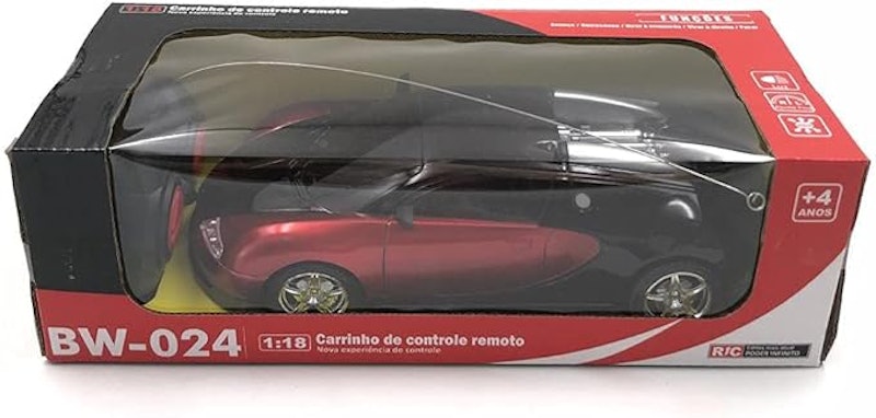 Carrinho Controle Remoto 1:18 Vermelho 2
