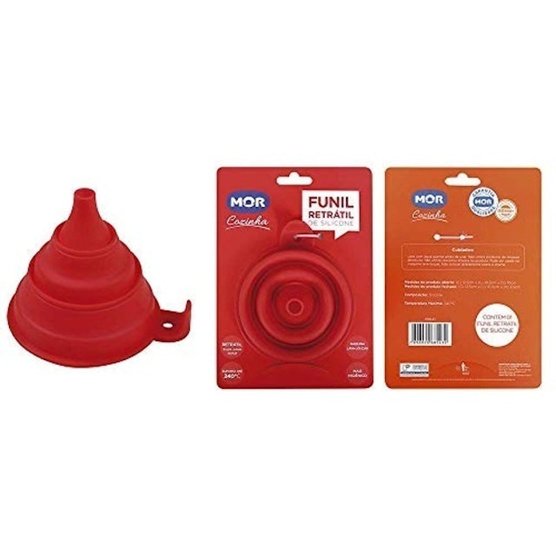 Funil Retrátil de Silicone 5