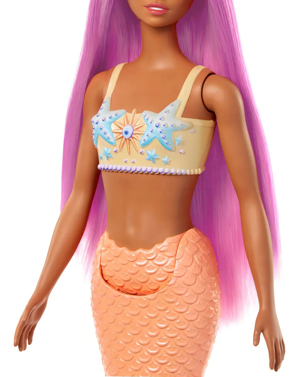 Barbie Fantasia Boneca Sereia com Cabelo Roxo 3