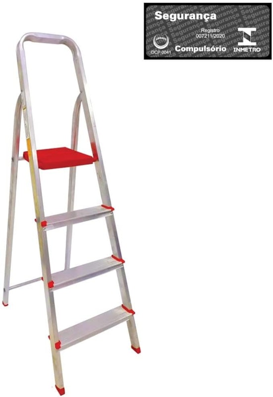 Escada BTF Doméstica 4 Degraus 3