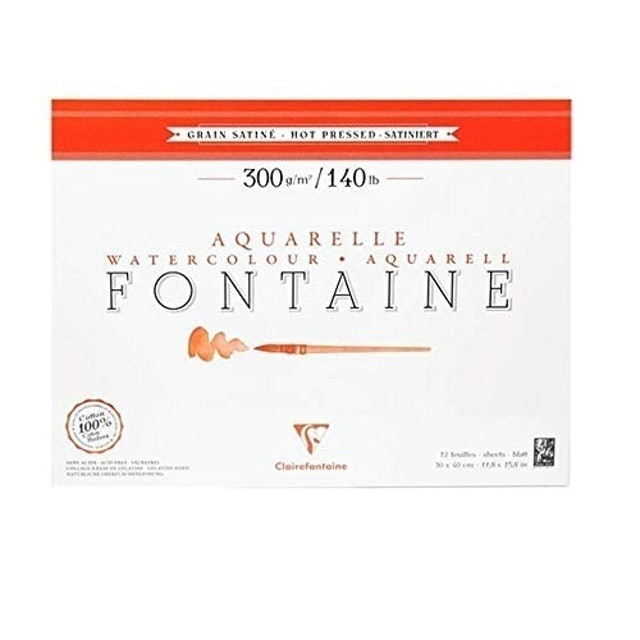 Bloco de Papel para Aquarela Fontaine 300G 1