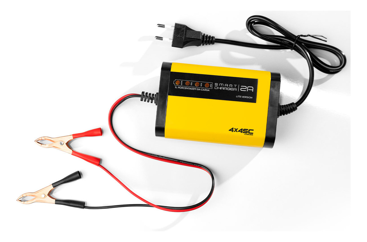 Carregador de Bateria Automotivo Smart Charger 2 A Inteligente 5