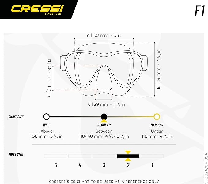 Máscara Cressi Frameless 5