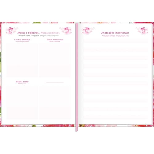 Agenda Costurada Diária Feminine 2025 3