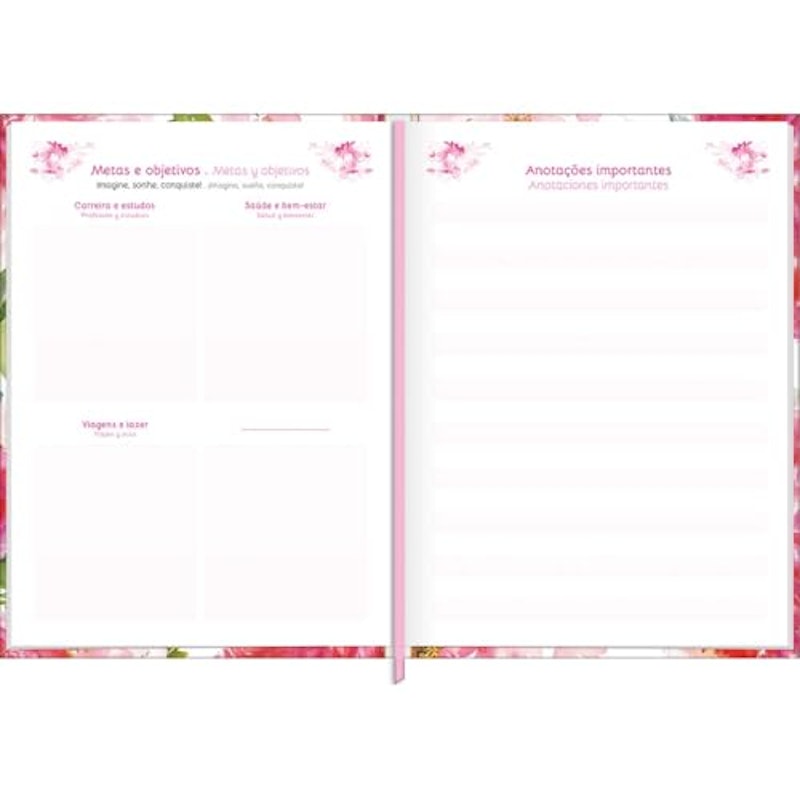 Agenda Costurada Diária Feminine 2025 3