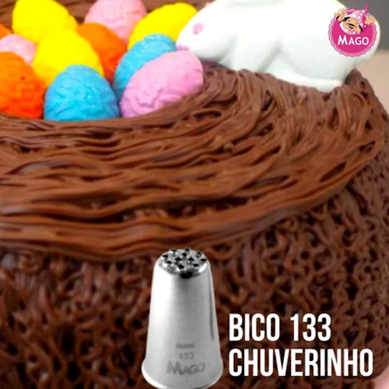 Bico de Confeitar Chuveirinho 133 Mago 4