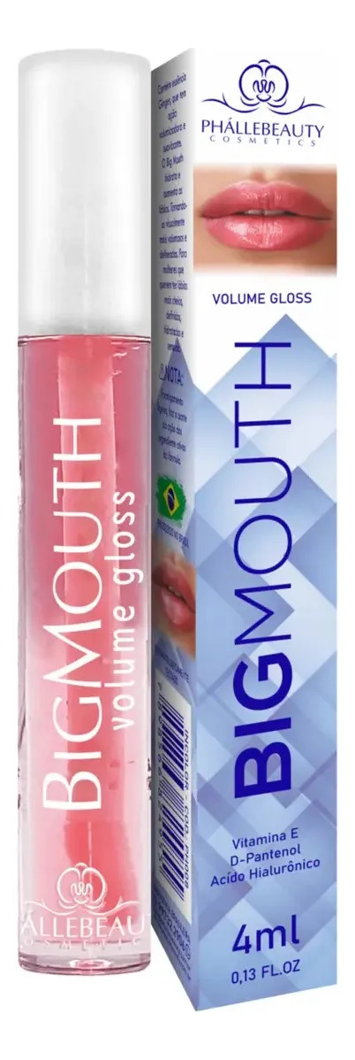 Gloss Labial Big Mouth Phallebeauty Rosa 1