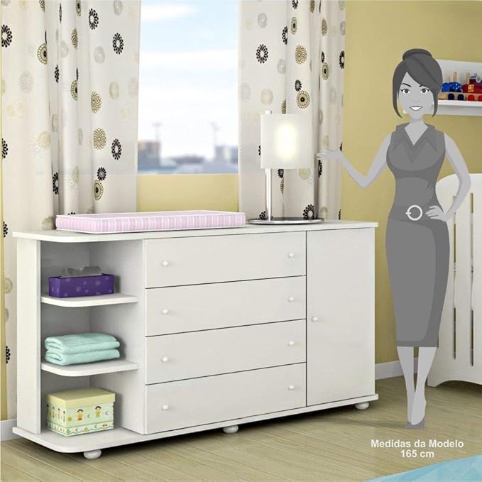 Cômoda Infantil com Cantoneira Lorena 3